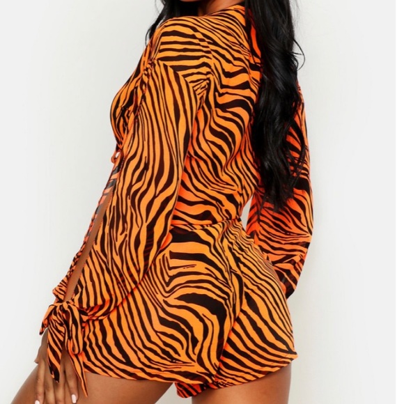 Neon Tiger Romper - Picture 2 of 2